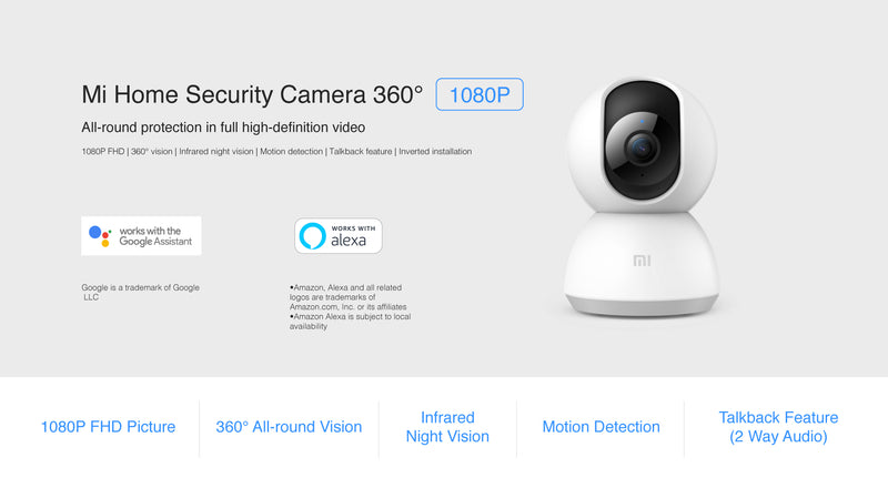 Mi Home Security Camera 360° 1080p