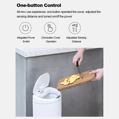 Ninestar Touchless Smart Sensor Trash Can - 10L