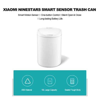 Ninestar Touchless Smart Sensor Trash Can - 10L