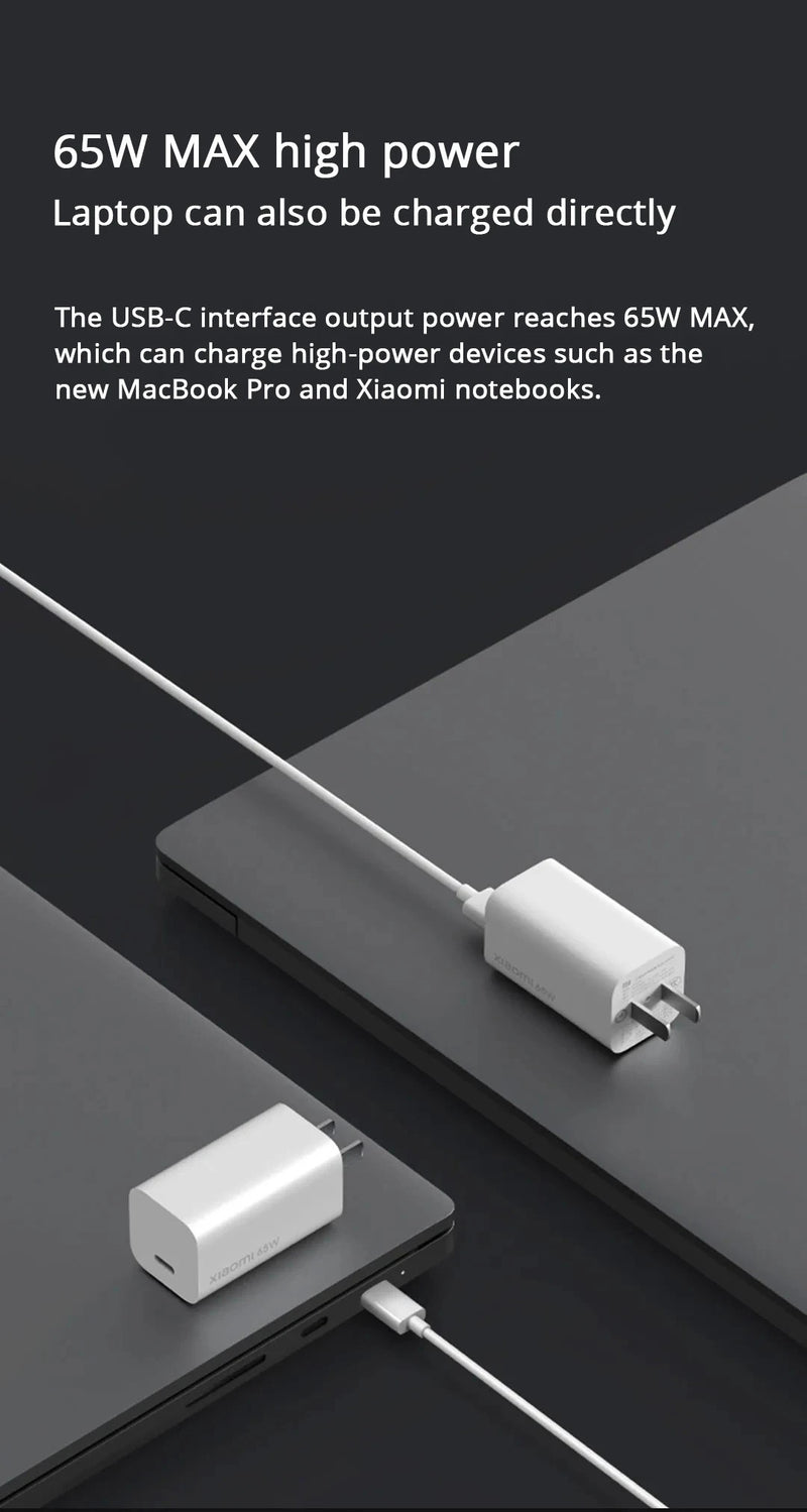 Xiaomi GaN Charger 65W Type-C Wall Charger