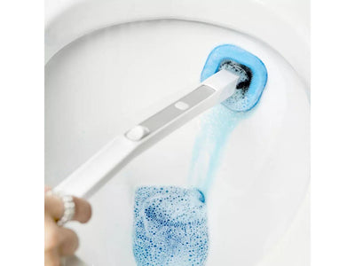 Quange Disposable Toilet Brush Set (10 sponges)