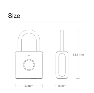 Xiaomi Uodi Smart Biometric Fingerprint Lock